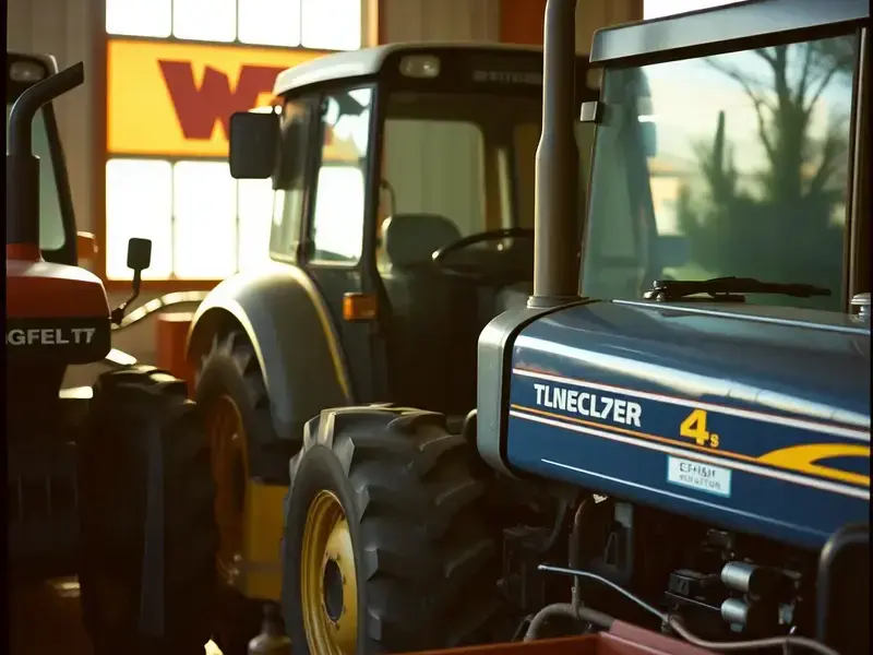 Various tractor brands and equipment logos